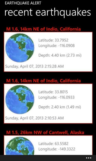Imagen 0 para Earthquake Alert for Wind…