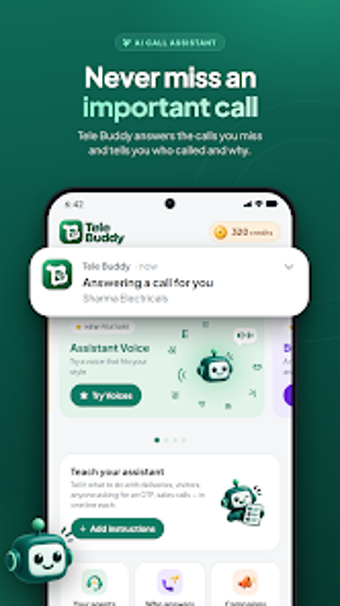 Image 0 for TeleBuddy : AI Call Assis…