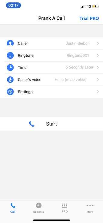 Imagen 1 para Prank A Call-AI Fake Call…