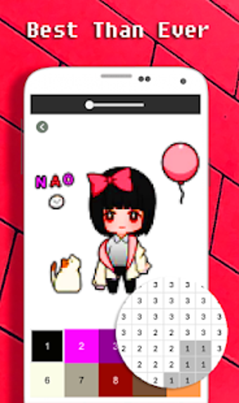 Image 0 for Coloring Unni Doll By Num…