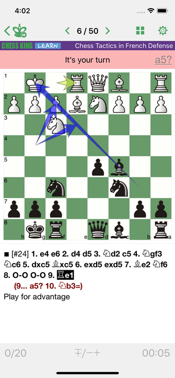 Image 1 for Chess Tactics in French D…