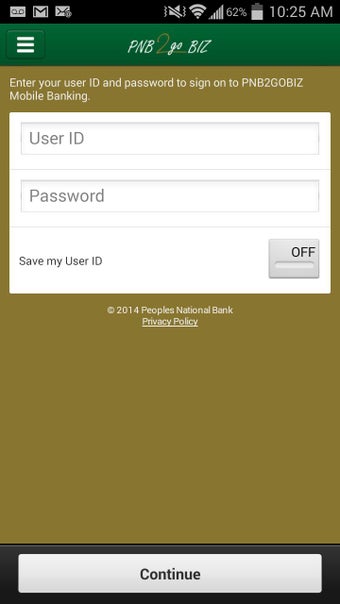 Image 0 for PNB2GOBIZ Mobile Banking