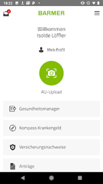 Image 0 for BARMER-App. Alles Wichtig…
