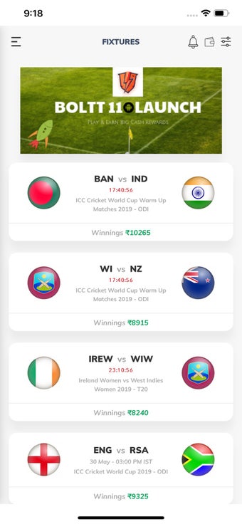 Image 0 for Boltt11 Fantasy Sports