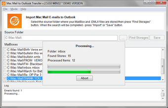 Image 0 for Mac Mail to Outlook Trans…
