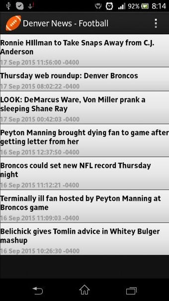 Image 1 for Denver News - Football