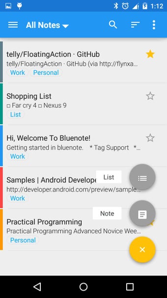Image 2 for Bluenote - notes and list…