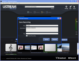 Imagen 2 para Ustream Producer