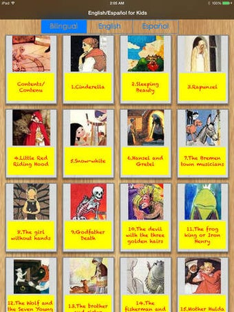 Image 0 for Kid Spanish Story - Engli…