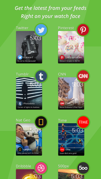 Image 1 for Glimpse Watch Face - A li…