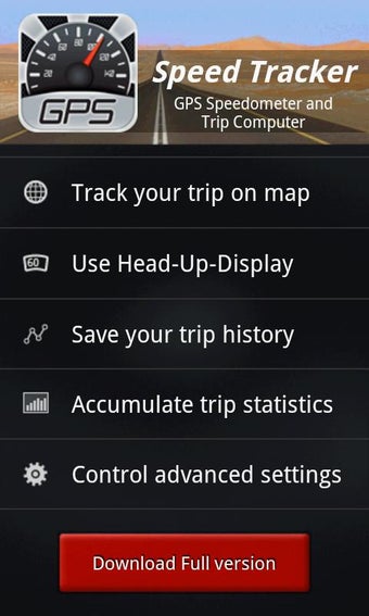 Image 1 for Speed Tracker Free.