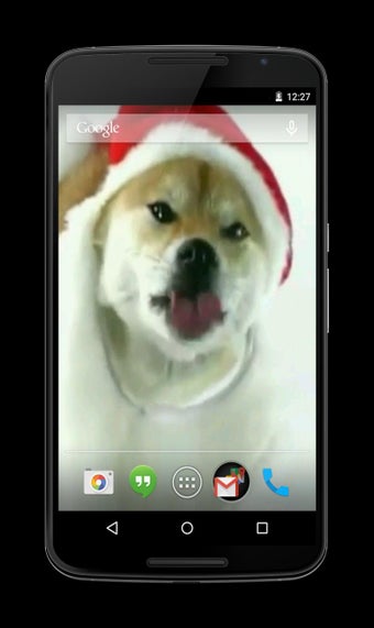 Imagen 1 para Christmas Puppy Live Wall…