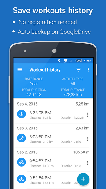 Imagen 2 para GPS Sports Tracker - Runn…