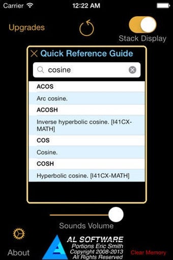 Image 0 for i41CX -- RPN Calculator
