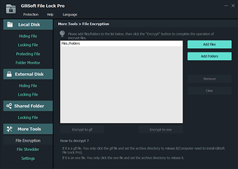 Image 2 for GiliSoft File Lock Pro