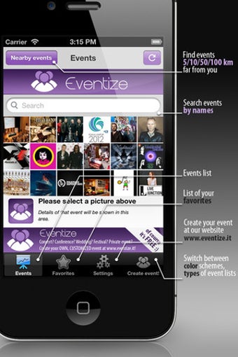 Imagen 0 para Eventize - Create & Share