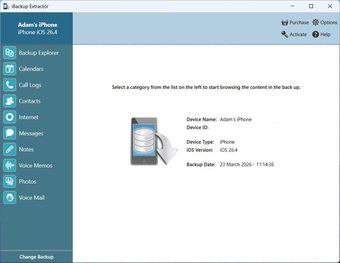 Imagen 0 para iBackup Extractor
