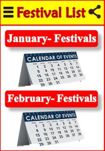Image 2 for Calendar Festival List 20…