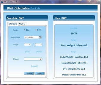 Imagen 0 para BMI Calculator for Kids