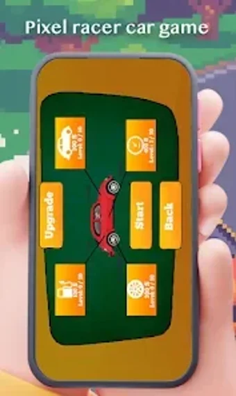 Image 0 for Pixel racer car game