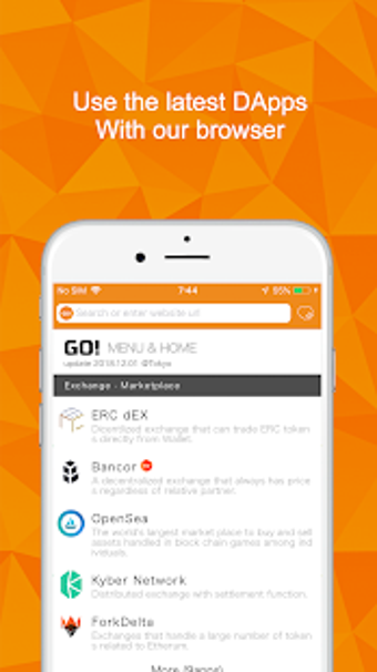 Image 0 for GO ! WALLET -  Ethereum C…