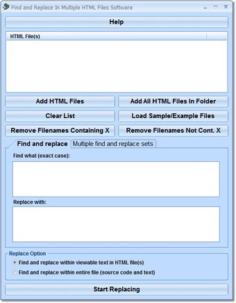 Image 0 for Find and Replace In Multi…