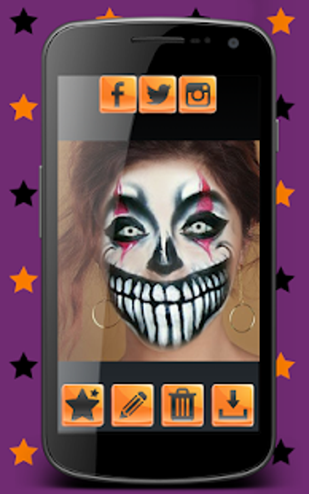Image 1 for Halloween Makeup Photo Ed…