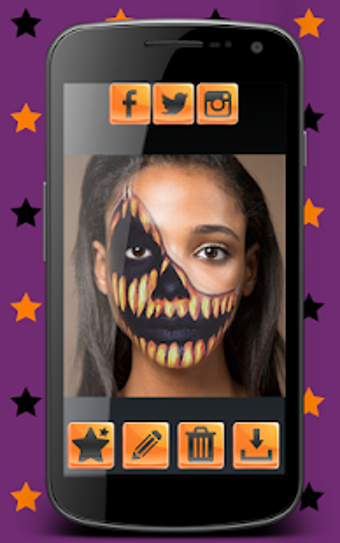 Image 2 for Halloween Makeup Photo Ed…