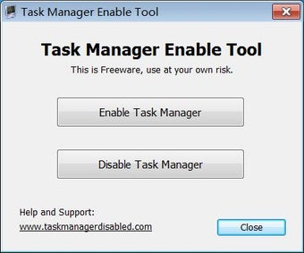 Imagen 0 para Task Manager Enable Tool