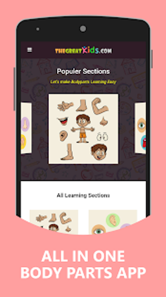 Imagen 3 para Body Parts Name for Kids