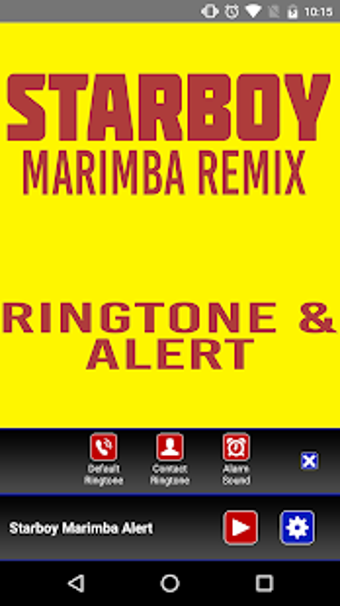 Image 0 for Starboy Marimba Ringtone