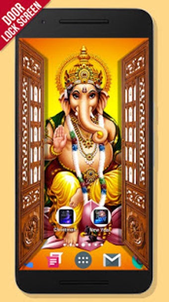 Image 1 for Ganesh Ji Door Lock Scree…