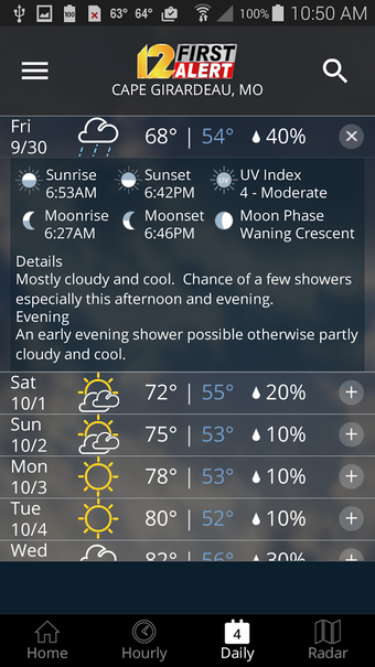 Image 0 for KFVS12 First Alert Weathe…