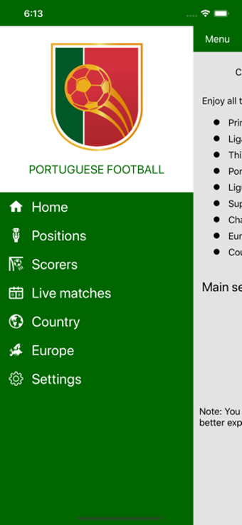 Imagen 1 para Portuguese Soccer live