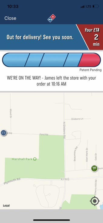Imagen 2 para Domino's Delivery Experie…