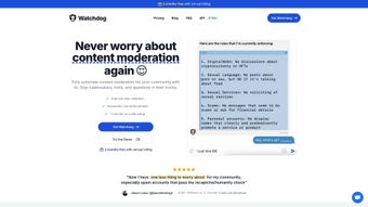 Imagen 0 para Watchdog - AI Chat Modera…