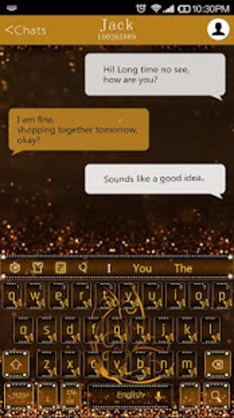 Imagen 0 para Gold Glitter Butterfly Ke…