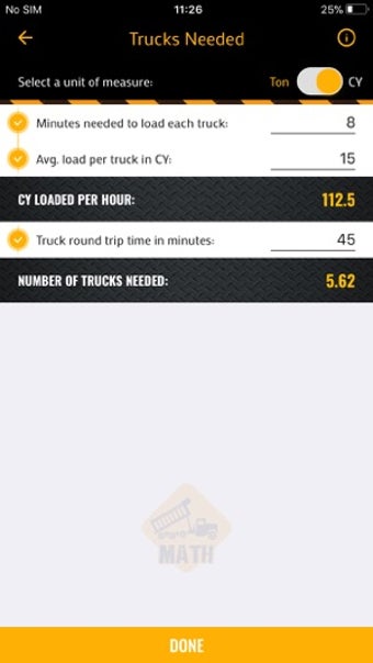 Image 1 for Dump Truck Math