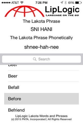 Image 0 for LipLogic Lakota Words and…