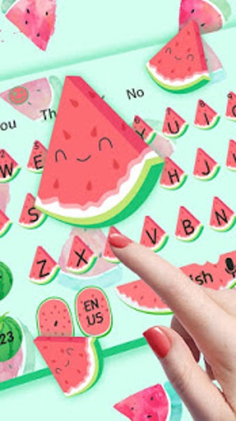 Image 1 for Cute Watermelon keyboard