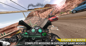 Imagen 0 para Moto Rider In Traffic
