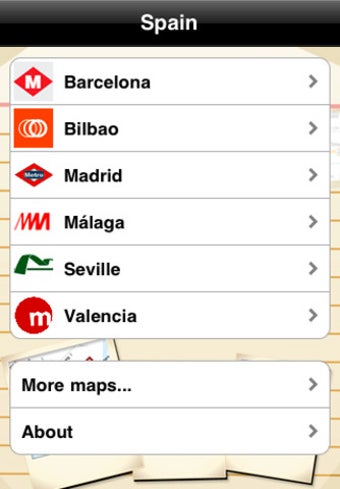 Image 0 for Spain Subway Maps (Sevill…