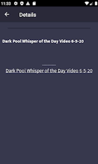 Image 0 for Dark Pool App