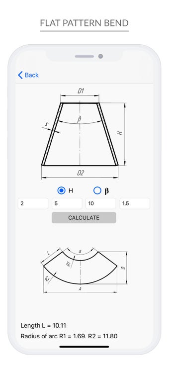 Image 0 for Flat Pattern Bend Calcula…