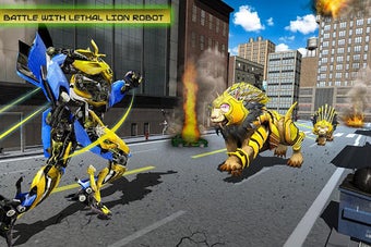 Image 2 for Elephant Robot Vs Lion Ro…