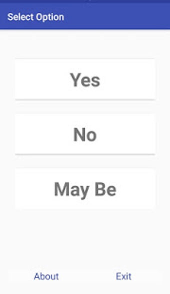 Image 0 for Yes No Maybe
