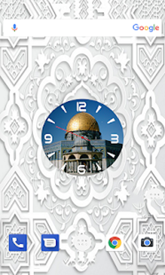 Imagen 1 para Allah Clock Live Wallpape…