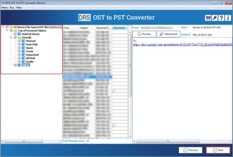 Image 0 for MigrateEmails OST to PST …