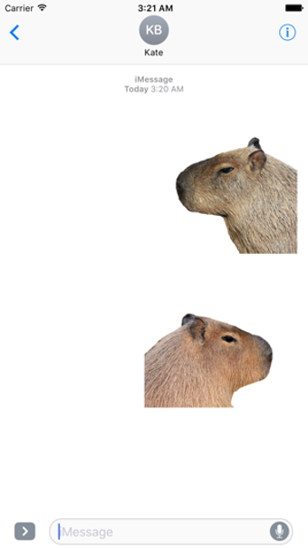 Image 2 for Capybara Stickers for iMe…