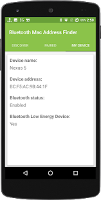 Imagen 2 para Bluetooh Mac Address Find…